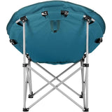 NILS CAMP Campingstuhl faltbar in Blau - bequemer Outdoor Stuhl für Camping, Angeln & Garten