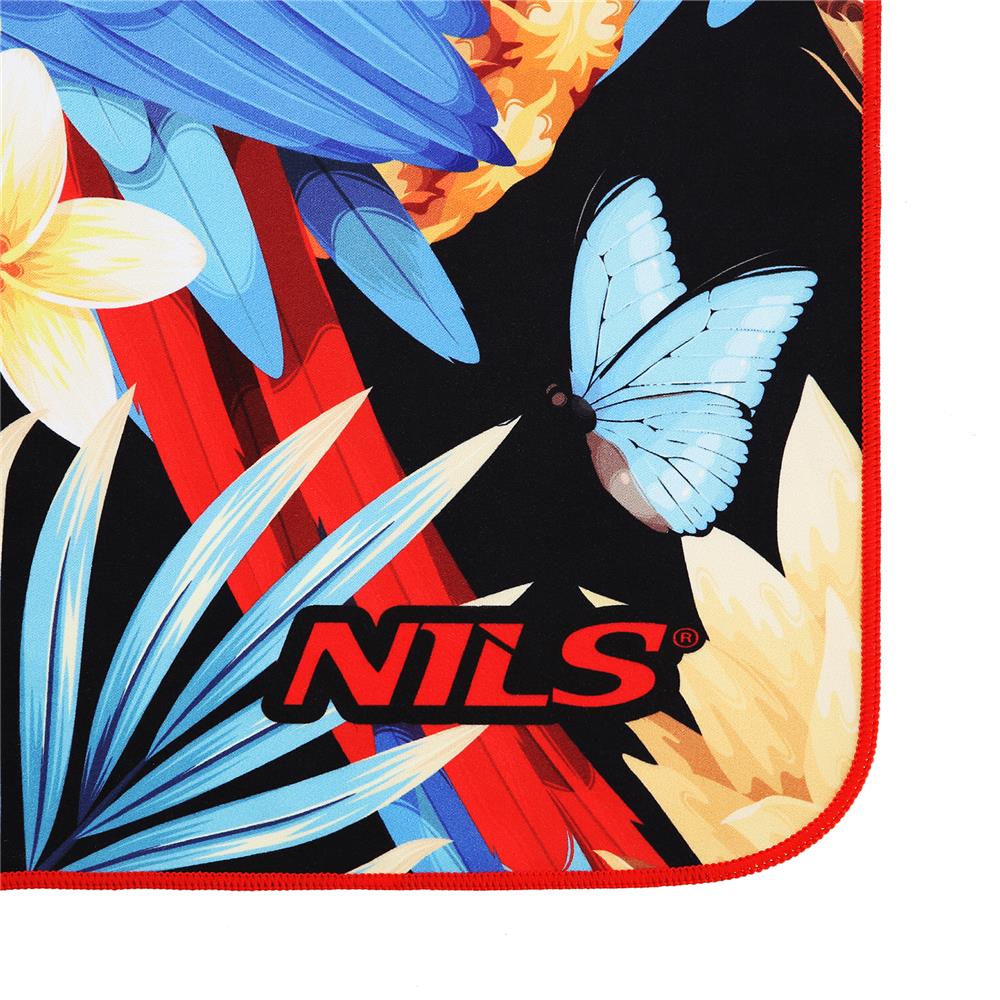 NILS Mikrofaserhandtuch 160x80 cm Ara Papagei - schnelltrocknendes Handtuch für Camping, Strand & Sport
