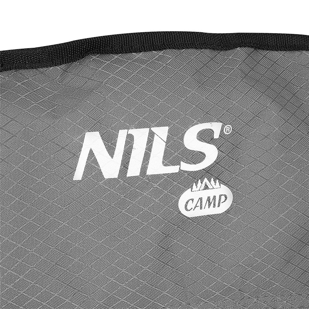 NILS CAMP Campingstuhl Blau - gepolsterter Klappstuhl mit Tasche für Camping, Garten & Angeln