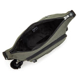 Kipling GABBIE S, Kleine Umhängetasche, Green Moss (grün), Schultertasche mit vielen Fächern