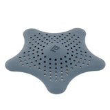 Umbra Starfish Abfluss Haarfänger mit Saugnäpfen, Silikon Abflusssieb, in Schieferblau