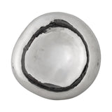 Bloomingville Shine Schale Silber Steingut D18xH6 cm – moderne Dekoschale