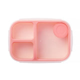LocknLock To-Go Lunchbox 980 ml, Rosa, 3 Fächer - Mikrowellengeeignet BPA-frei