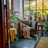 Bloomingville Isabelle Tischlampe Natur Steingut D44xH62 cm – große Keramiklampe