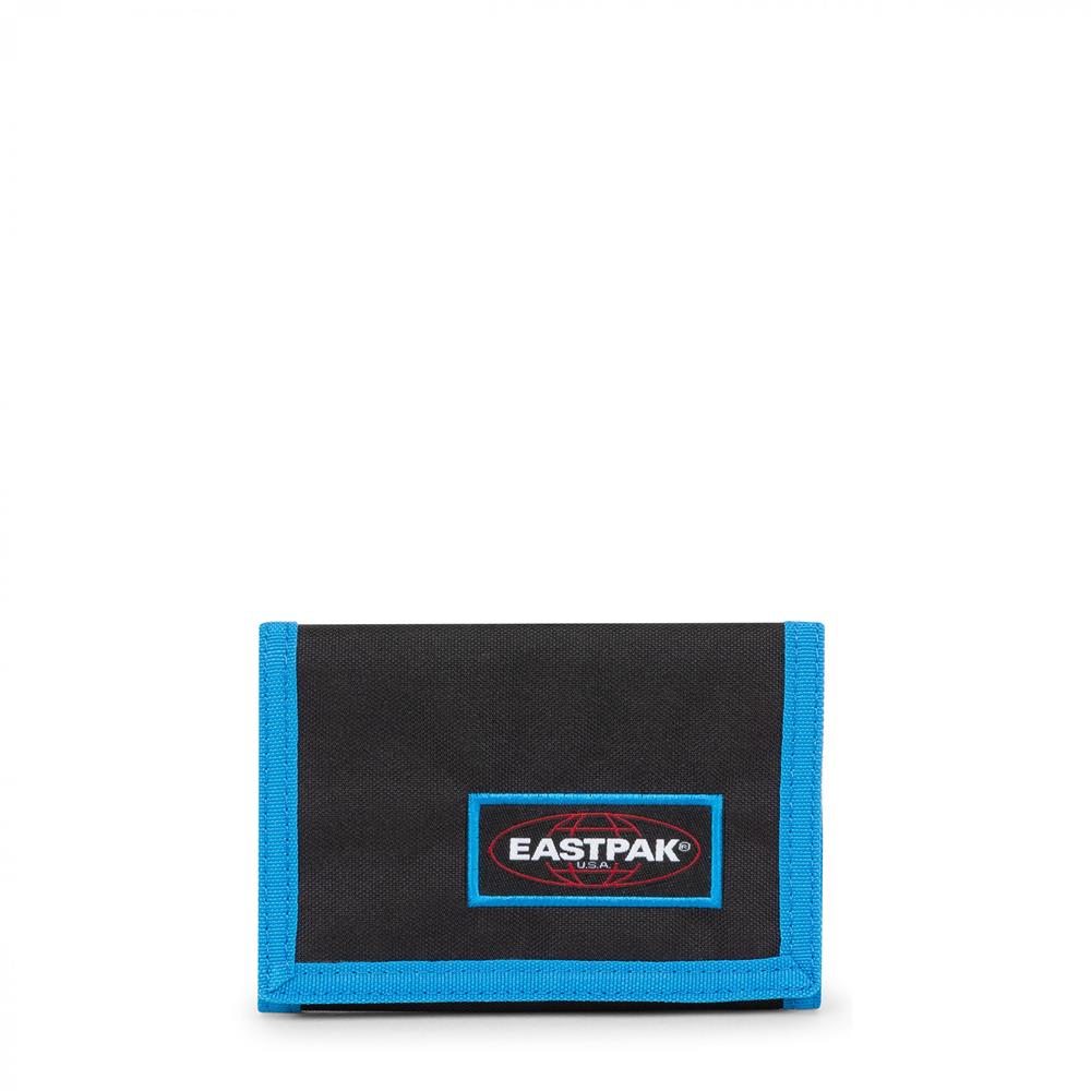 Eastpak CREW SINGLE, Geldbörse, Kontrast Bubble (blau), Dreifach faltbares Portemonnaie