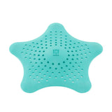Umbra Starfish Abfluss Haarfänger mit Saugnäpfen, Silikon Abflusssieb, in Türkis