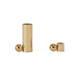 OYOY PalloaKerzenhalter Small Gold Stahl 2 x 2,9 x 2 cm Kerzenständer