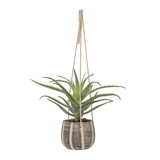 Bloomingville Madi Blumenampel Beige Steingut 15,5 x 13 cm Blumentopf