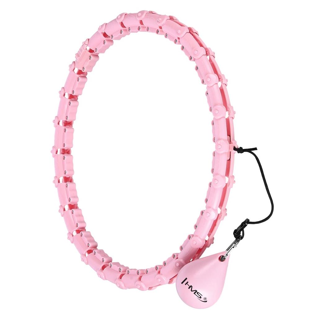 Hula Hoop Reifen Plus Size mit Gewicht und Massagefunktion Rosa | HMS HHW11