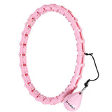 Hula Hoop Reifen Plus Size mit Gewicht und Massagefunktion Rosa | HMS HHW11