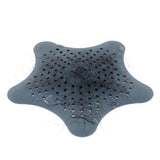 Umbra Starfish Abfluss Haarfänger mit Saugnäpfen, Silikon Abflusssieb, in Schieferblau