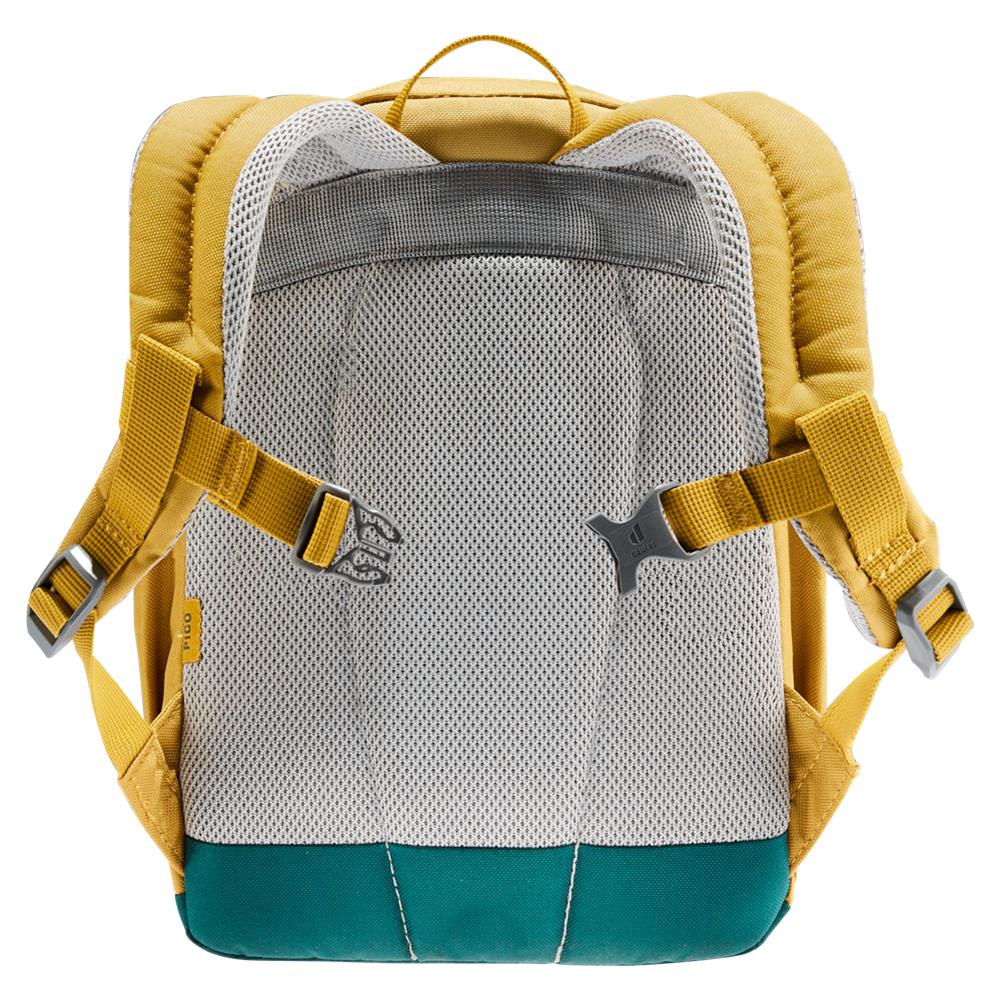 deuter Pico, Kinderrucksack, Dinosaurier (gelb), Kindergartenrucksack für Kinder ab 2 Jahre