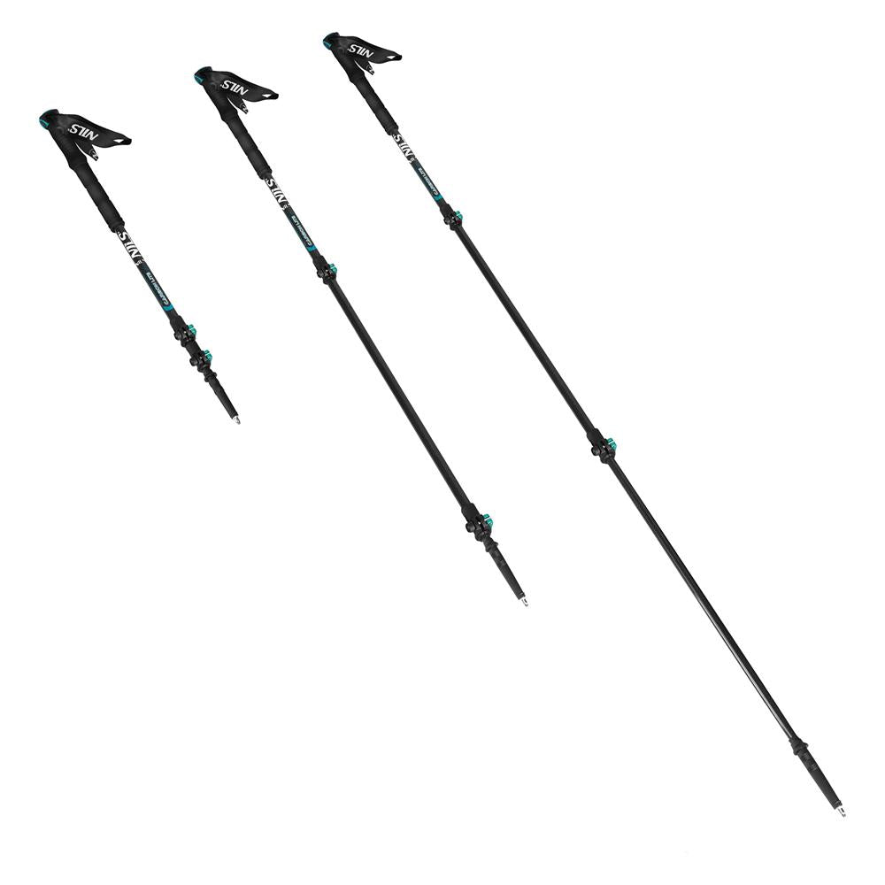 NILS Trekkingstöcke TK8607 Carbon 80% Profi Wanderstöcke