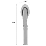 NILS CAMP Camping Besteckset Edelstahl - 3-teilig mit Etui & Flaschenöffner für Outdoor & Camping