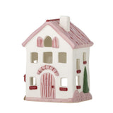 Bloomingville Shirly Teelichthalter Haus Bunt Steingut Weihnachtsdeko
