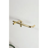 OYOY Pieni Schlichter Toilettenpapierhalter in Messing-Gold aus Edelstahl