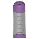 NILS CAMP Schlafsack Größe M Grau-Violett - Mumienschlafsack für Outdoor, Trekking & Camping