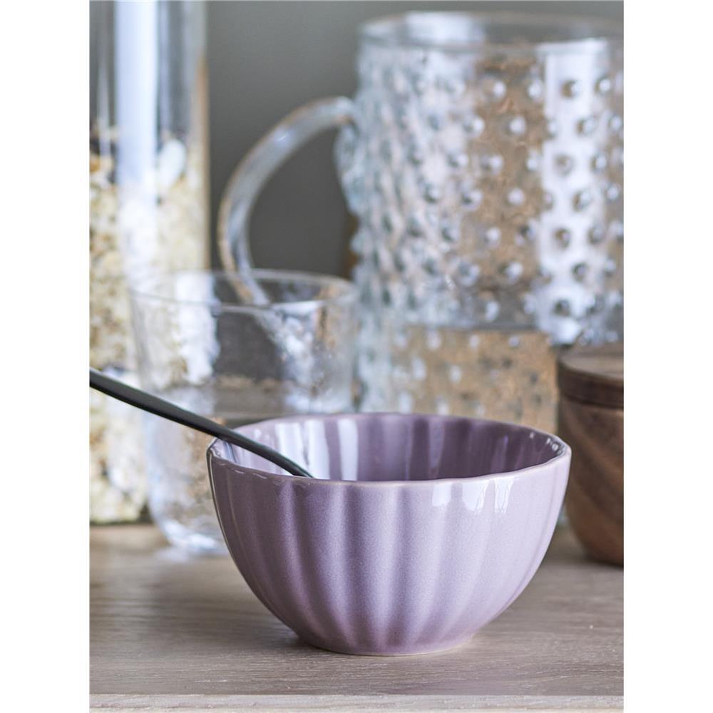 Bloomingville Latina Schale, Rose, Steingut, 400 ml, dänisches Design