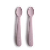 Mushie Silikon-Babylöffel 2erSet, Soft Lilac, BPA-frei
