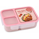 LocknLock Lunchbox 980 ml, 3 Fächer, Saucenbehälter, BPA-frei