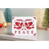 Cricut Joy Einlegekarten Set Glitzer & Glam 10 Stück 10,7 x 13,9 cm Graubraun Weiß Creme Grußkarten Karten