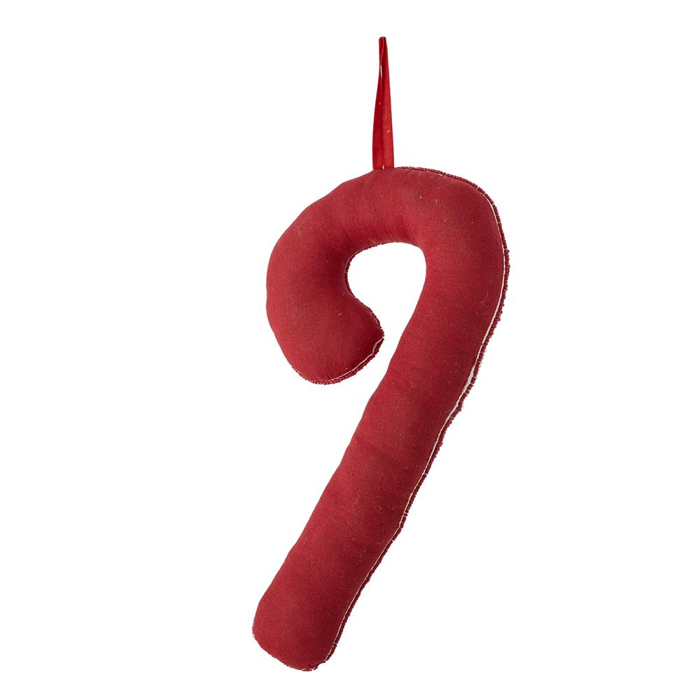 Bloomingville Kunai Weihnachtsanhänger Zuckerstange Rot Polyester Weihnachtsdeko