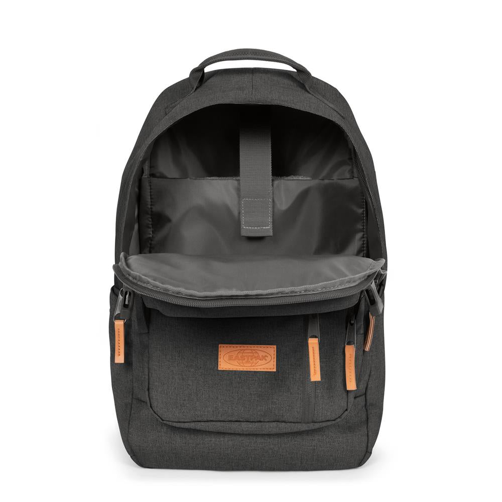 Eastpak SMALLKER, Rucksack, CS Black Denim2 (grau), 26L, mit Flaschenhalter und Laptopfach