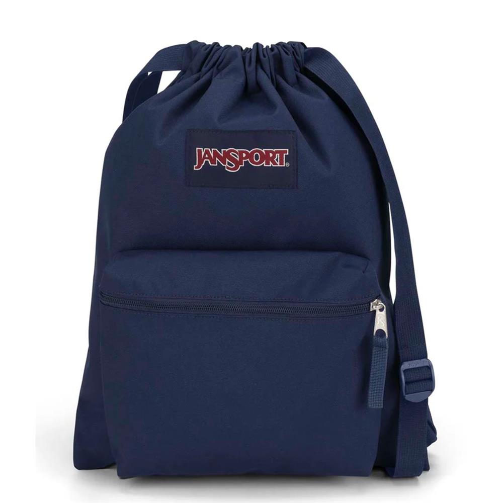 JanSport Drawsack, Navy (blau), 14L, Sportbeutel mit Kordelzug