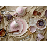 Bloomingville Latina Becher, Rose, Steingut, 220 ml, Tasse, dänisches Design