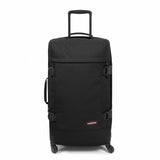 Eastpak TRANS4 M, Reisetrolley, Black (schwarz), 68L, Rollkoffer mit 4 Rädern und TSA-Schloss