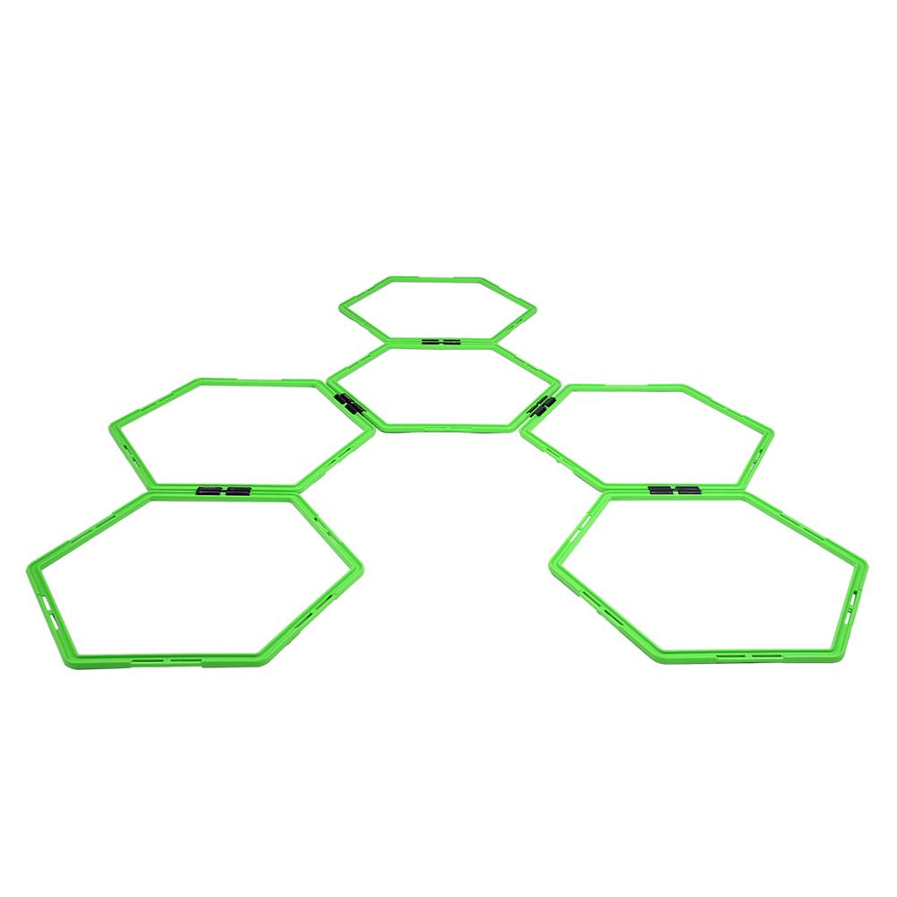 Koordinationsringe Set 6er Hexagon Agility Ringe | HMS SKR06