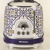 Ariete Capri Toaster, Mediterranes Design, 2-Scheiben-Toaster mit 6 Bräunungsstufen