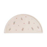 Mushie Silikon-Platzdeckchen, Pink Flowers, Tischset, BPA-frei