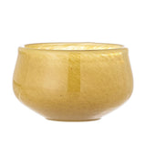 Bloomingville Jose Teelichthalter in Gelb, 5cm, aus Glas