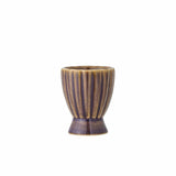 Bloomingville Latina Eierbecher, Violett, Steingut, dänisches Design