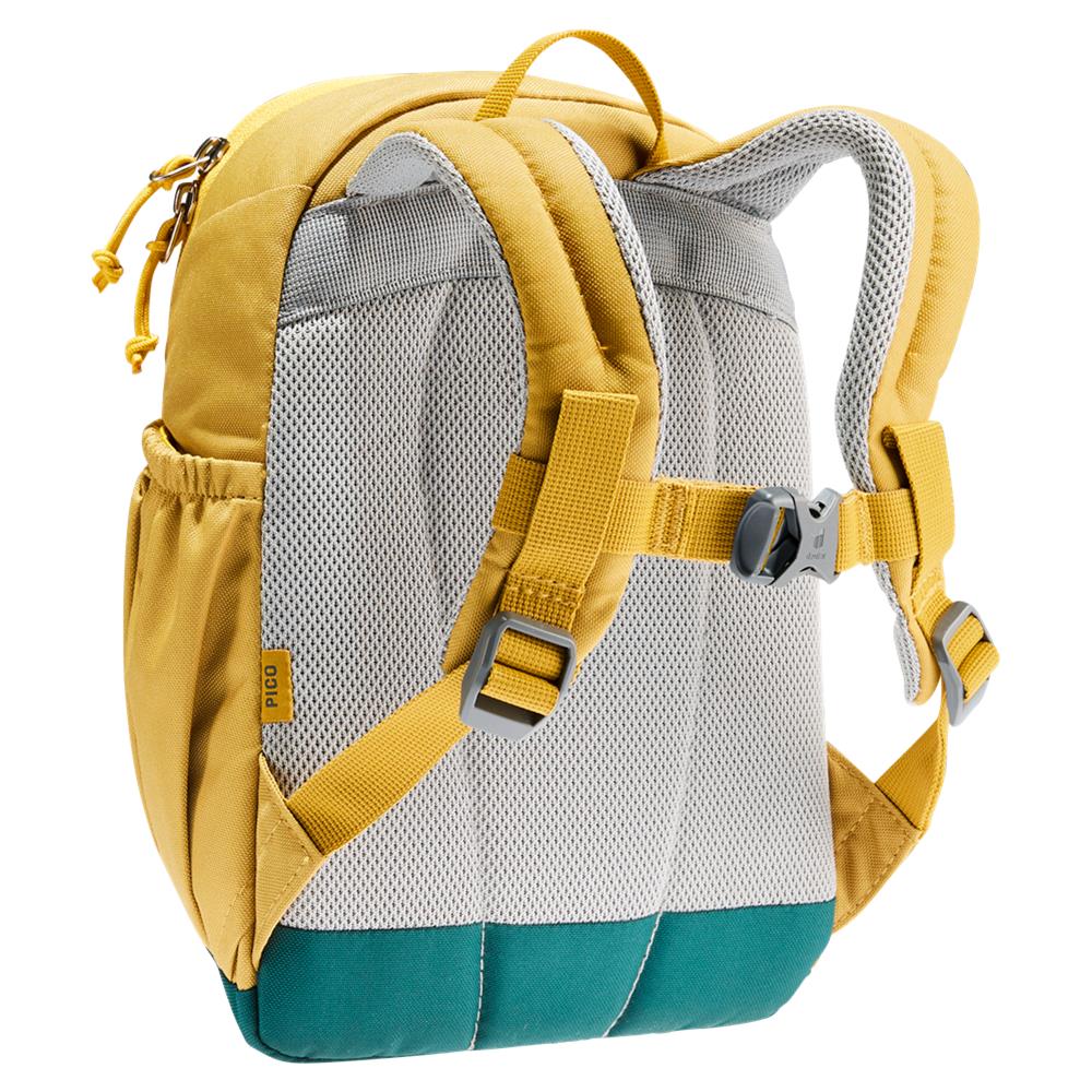 deuter Pico, Kinderrucksack, Dinosaurier (gelb), Kindergartenrucksack für Kinder ab 2 Jahre