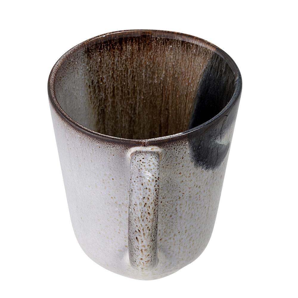 Bloomingville Jules Tasse in Braun/Blau 400ml aus Steingut für Kaffee und Tee im dänischen Design