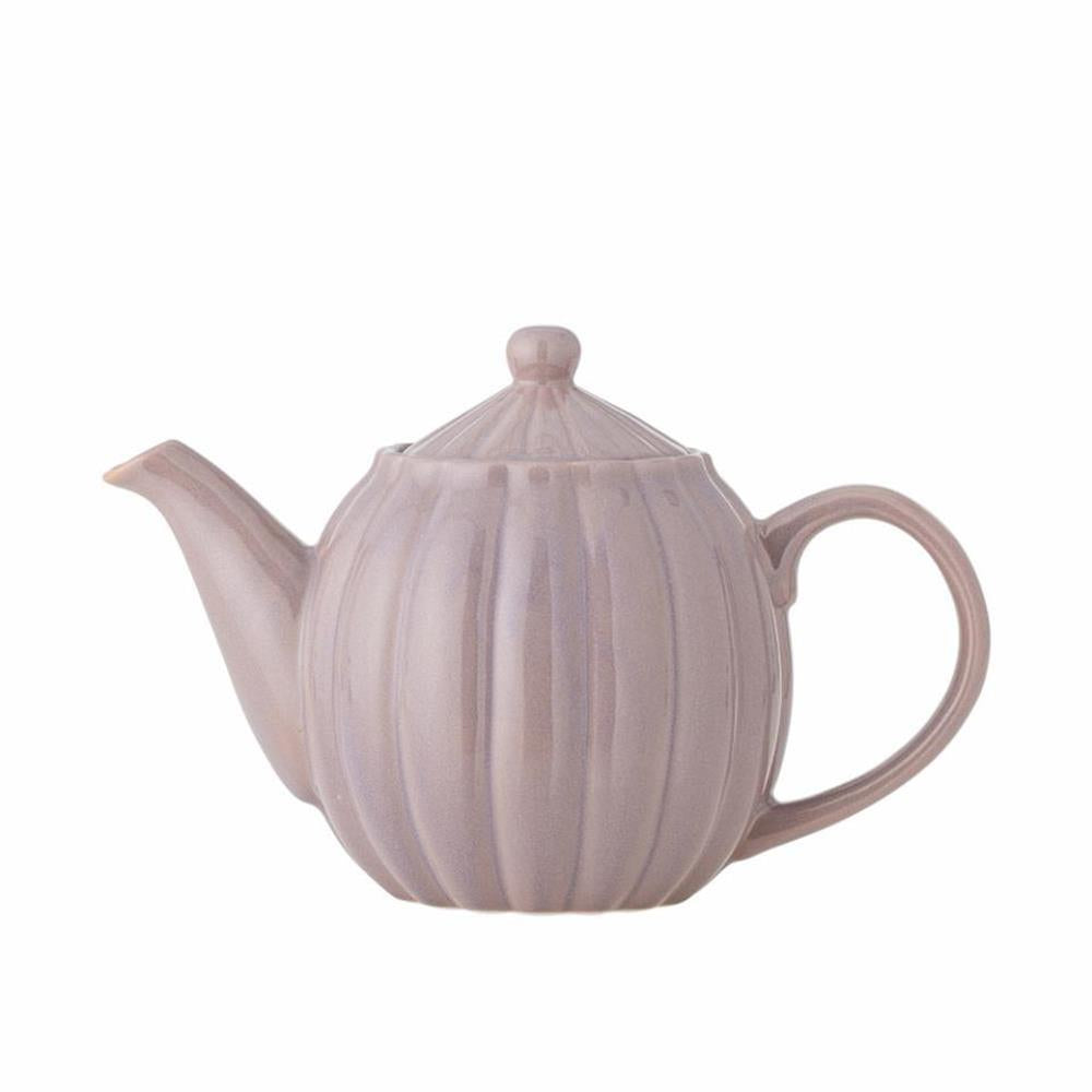 Bloomingville Latina Teekanne, Rose, 1 Liter, Steingut, dänisches Design