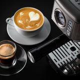 Ariete Espressomaschine, Silber, Siebträgermaschine für Pulver und ESE-Pads