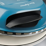 G3Ferrari elektrischer Pizzaofen Delizia 1200 W für Pizza Ø 31cm blau Pizzamaker mit feuerfestem Naturstein