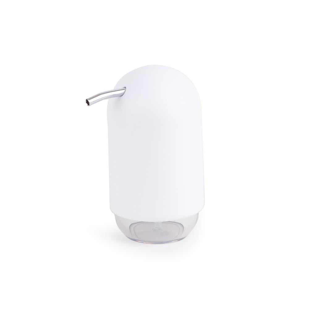 Umbra Touch Seifenspender Weiß moderner Flüssigseifen-Spender und Spülmittel-Spender mit Soft Touch