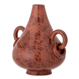 Bloomingville Tarun Deko‑Vase braun aus Steingut – skulpturale Vase für Wohnzimmer