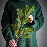 Bloomingville Pine Tannenzweig künstlich, Grün, 56 cm Weihnachtszweig mit Zapfen