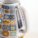 Ariete Positano Wasserkocher, Mediterranes Design, 1,7L Edelstahlkessel, 2200W