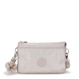 Kipling RIRI, Kleine Umhängetasche, Metallic Glow (beige), Schultertasche, Crossbody