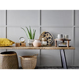 Bloomingville Sacad Blumentopf 15 x 14,5cm Grau Keramik Übertopf Dekoschale dänisches Design