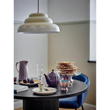 Bloomingville Latina Teller, Natur, 27 cm, Steingut, Speiseteller, dänisches Design