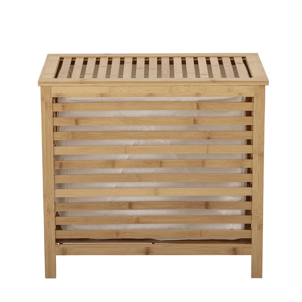 Bloomingville Aden Wäschekorb Natur Bambus 56,5x51,5x35cm