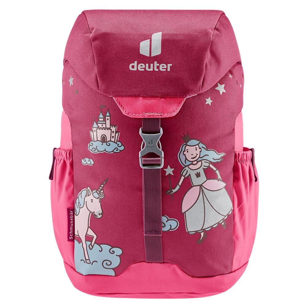 deuter Schmusebär, Kinderrucksack, Prinzessin (pink), Kindergartenrucksack