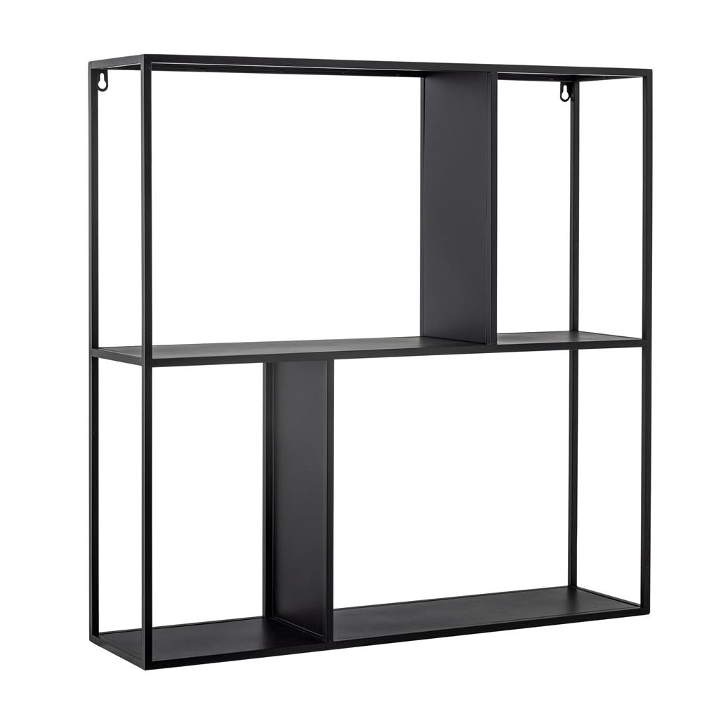 Bloomingville Mack Regal Schwarz Metall 71x71 cm Wandregal